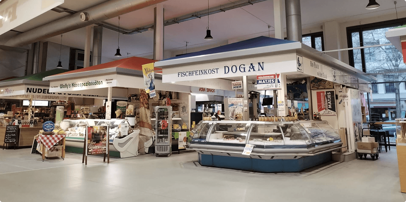 Lunch Break at the Market Hall